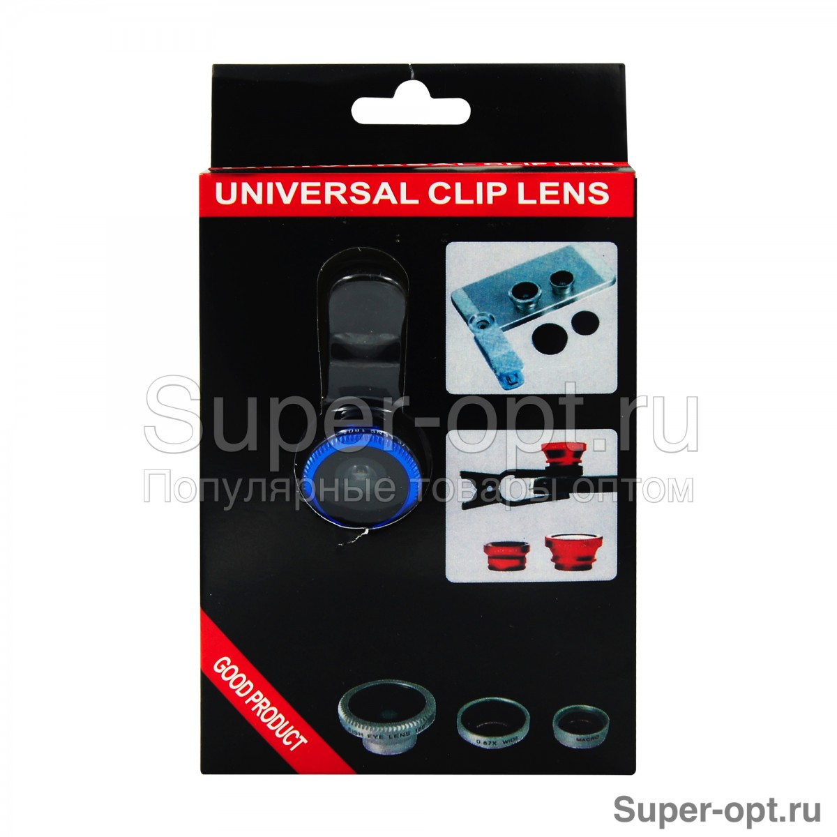 Линза-объектив Universal Clip Lens (пластик)