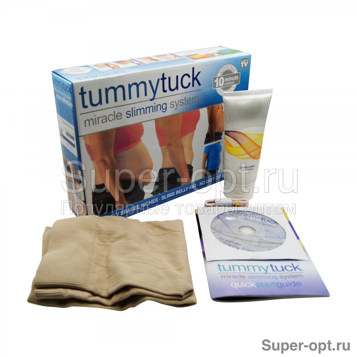 Моделирующий пояс+крем для похудения живота Tummytuck