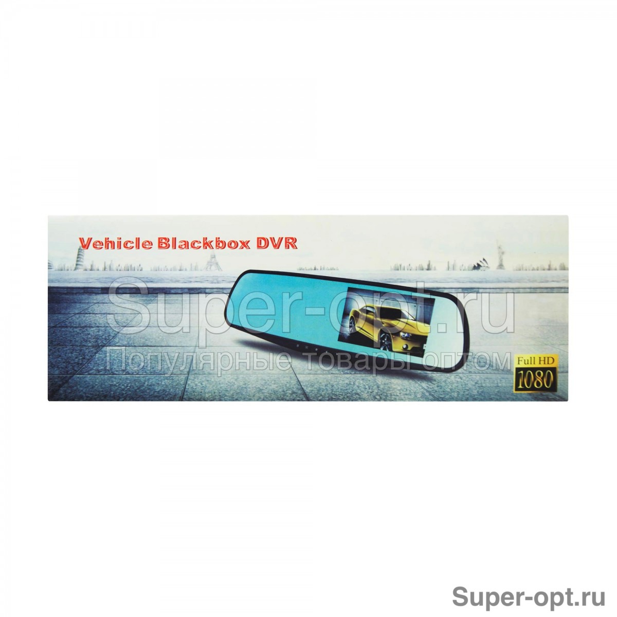 Зеркало-видеорегистратор Vehicle Blackbox DVR с камерой заднего вида