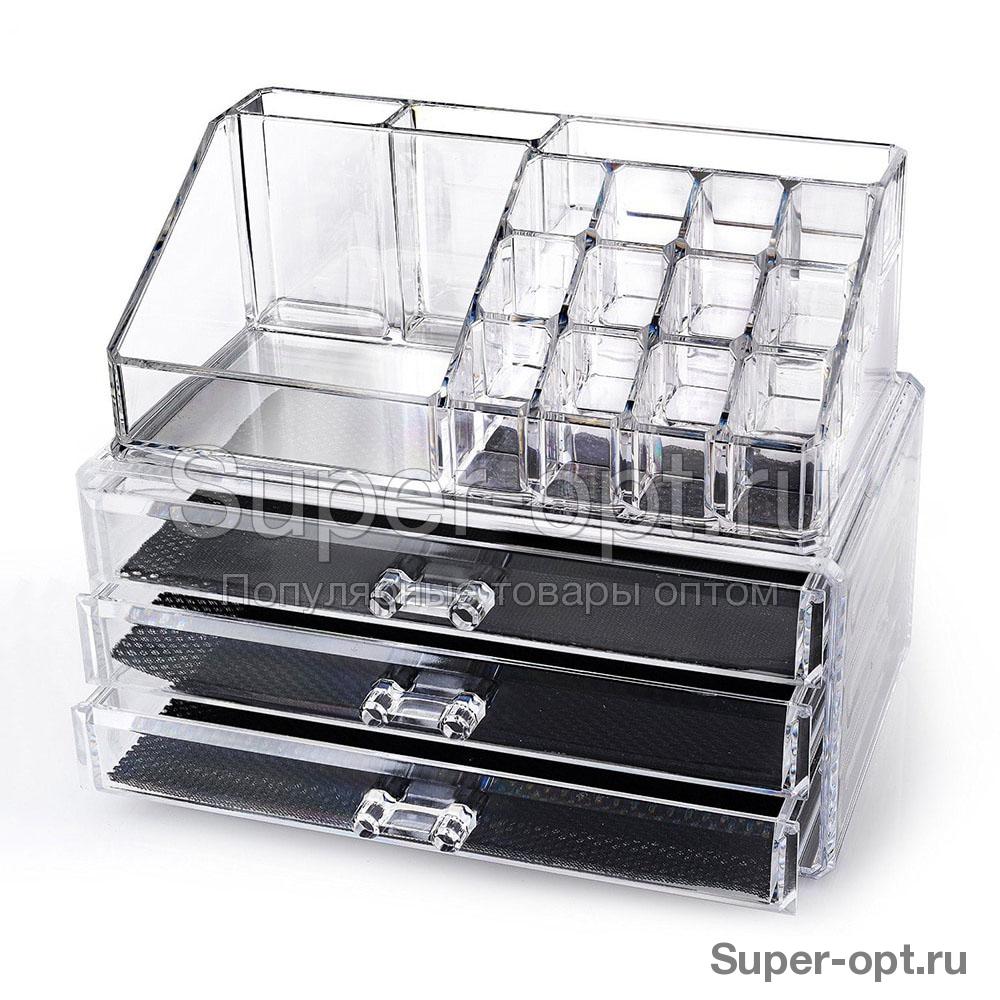 Органайзер для косметики Cosmetic Organizer TDK-005 (прозрачный)