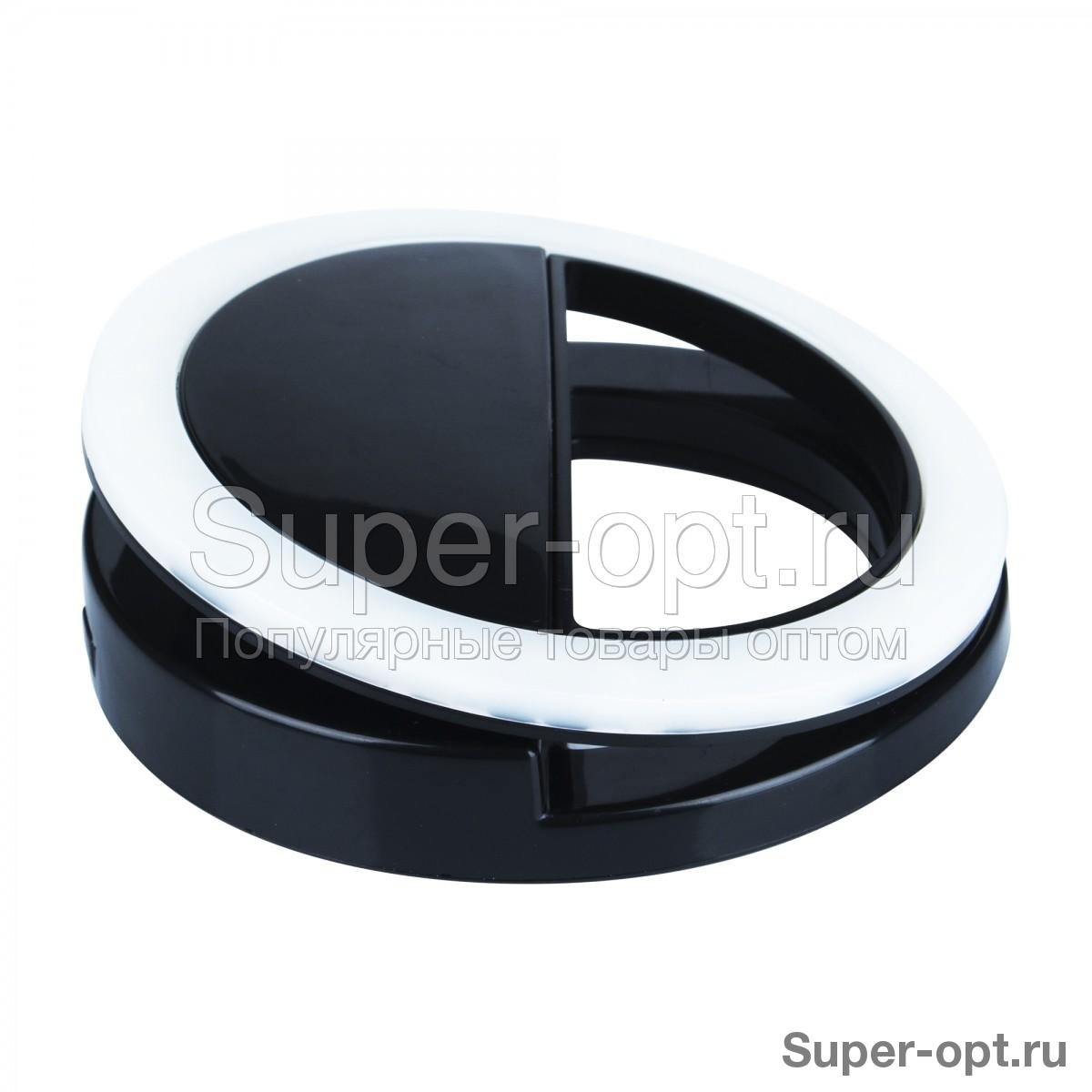 Светодиодное кольцо для селфи Selfie Ring Light на батарейках