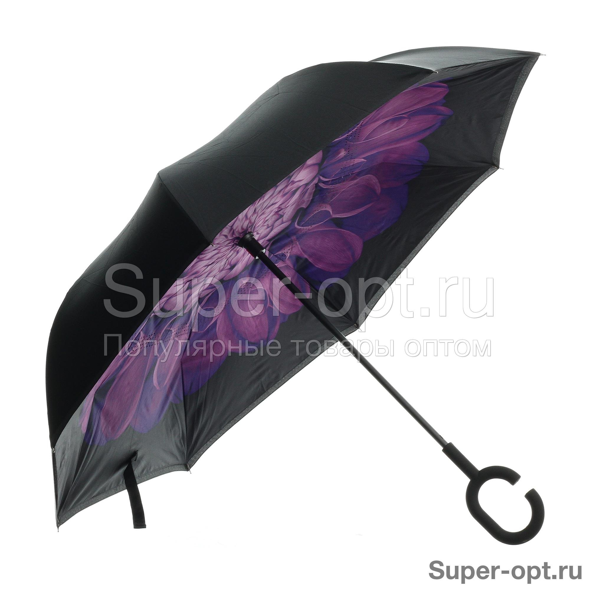 Обратный ветрозащитный зонт Up-brella цветок