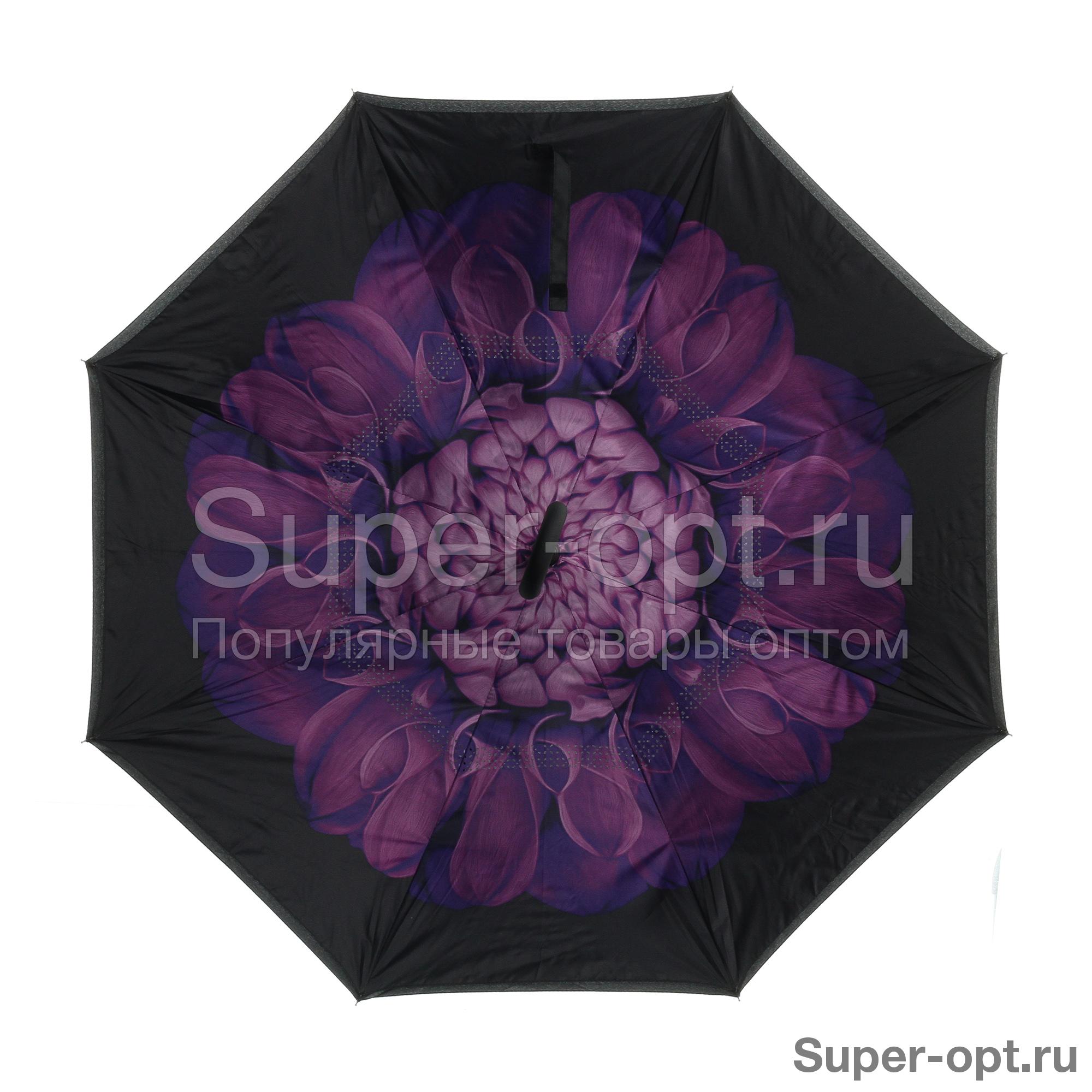 Обратный ветрозащитный зонт Up-brella цветок