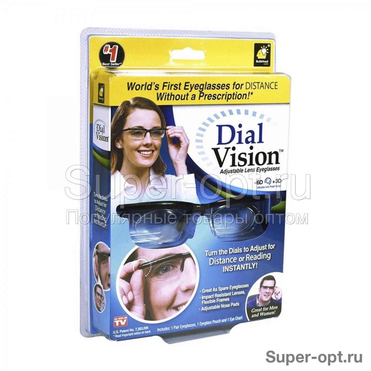 Очки с регулировкой линз Dial Vision - Adlens