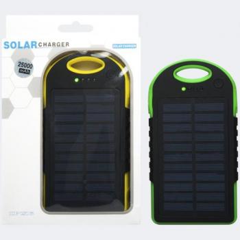 Power Bank на солнечных батареях Solar Charger 25000 mAh