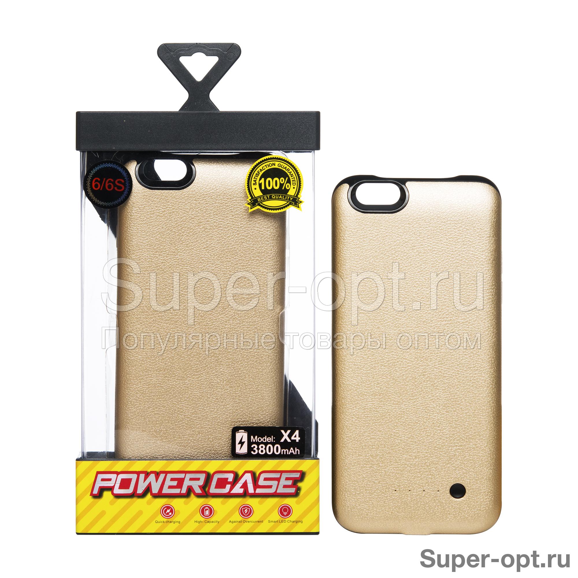 Чехол-аккумулятор Power Case X4 3800 mAh для iPhone 6/6s