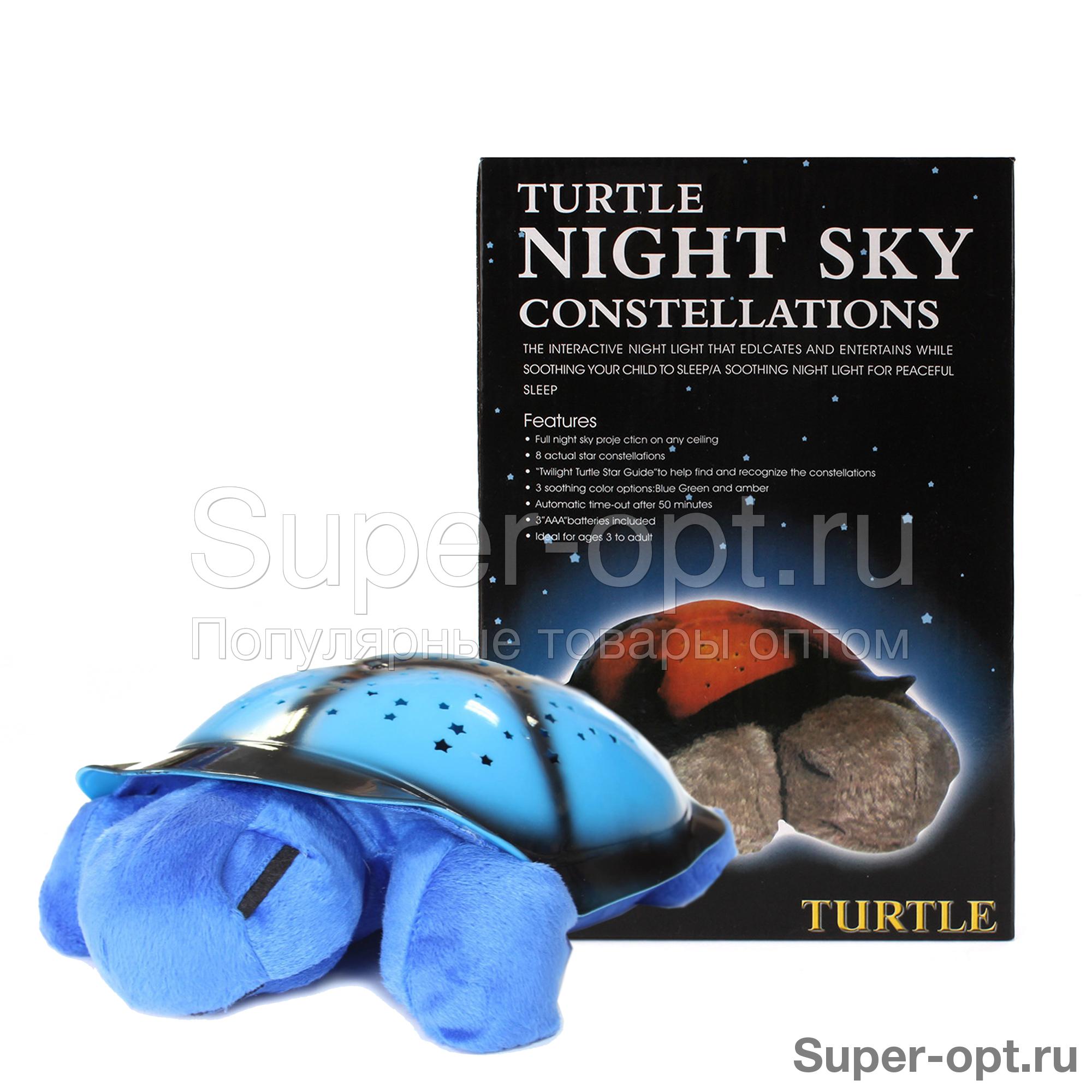 Черепаха-ночник проектор звёздного неба